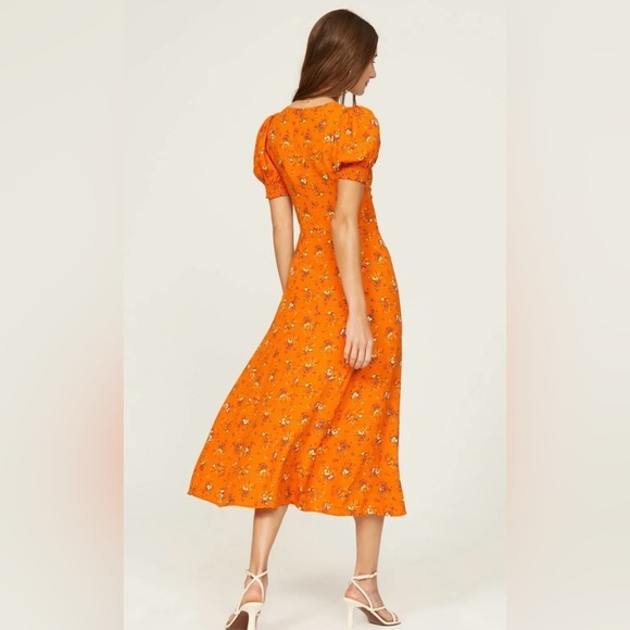 Reformation Lacey Floral Midi Dress - Picture 11 of 12